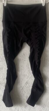 Sweetflexx Resistance Leggings Womens 8 Black Workout ActiveWear NWOT